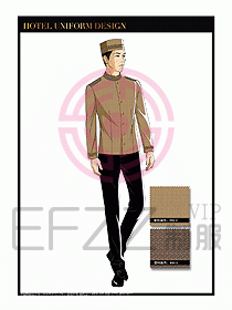 酒店門童保安行李生制服設計948