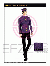 酒店門童保安行李生制服設計949