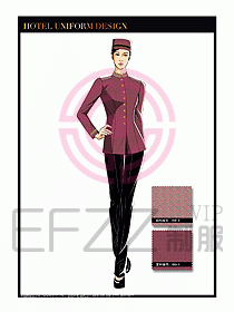 酒店門童保安行李生制服設(shè)計(jì)953