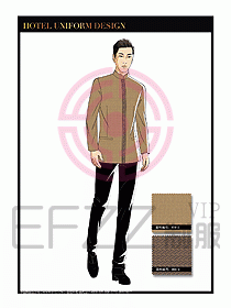 酒店門童保安行李生制服設計958