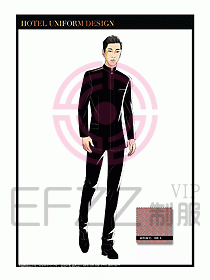 酒店門童保安行李生制服設(shè)計966
