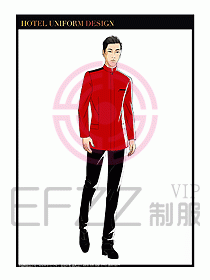 酒店門(mén)童保安行李生制服設(shè)計(jì)967