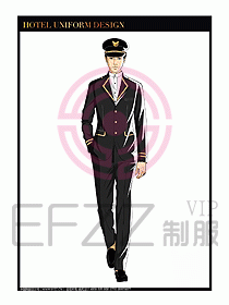 酒店門童保安行李生制服設(shè)計(jì)978
