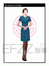 專賣店營業員職業裝設計圖1234