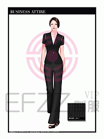 專賣店營業員職業裝設計圖1240