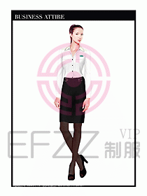 專賣店營業員職業裝設計圖1247