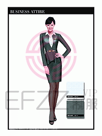 專賣店營業員職業裝設計圖1252