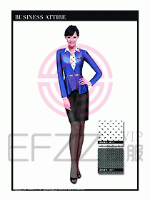 專賣店營業員職業裝設計圖1251