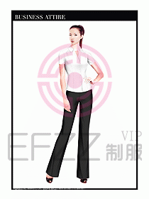 專賣店?duì)I業(yè)員職業(yè)裝設(shè)計(jì)圖1258