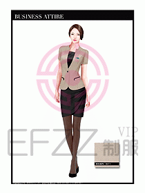 專賣店營業員職業裝設計圖1260