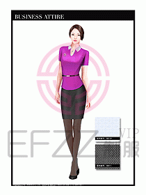 專賣店營業員職業裝設計圖1263