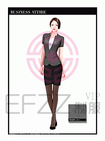 專賣店營業員職業裝設計圖1261