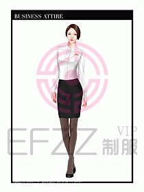 專賣店營業(yè)員職業(yè)裝設(shè)計圖1276