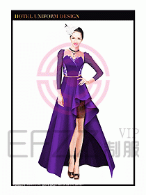 KTV夜總會咨客制服設計圖296