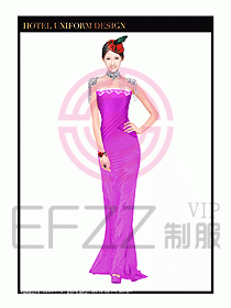 KTV夜總會(huì)咨客制服設(shè)計(jì)圖302