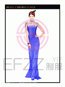 KTV夜總會(huì)咨客制服設(shè)計(jì)圖301