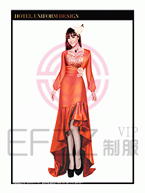 KTV夜總會咨客制服設計圖299
