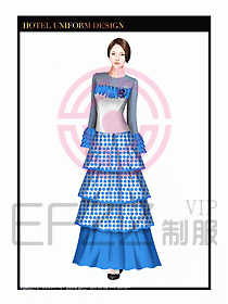 KTV夜總會咨客制服設計圖311