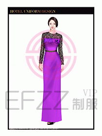 KTV夜總會咨客制服設計圖308