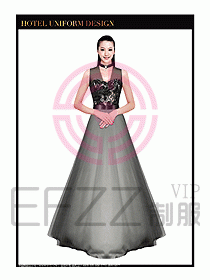 KTV夜總會咨客制服設計圖318