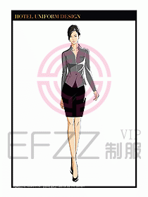 酒店制服經(jīng)理職業(yè)裝396