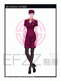 職業空姐制服設計圖556