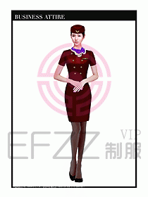 職業空姐制服設計圖574