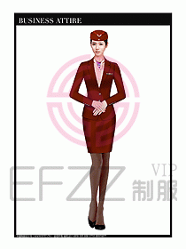 職業(yè)空姐制服設(shè)計圖586