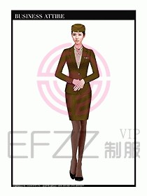 職業空姐制服設計圖585
