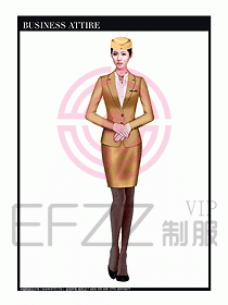 職業空姐制服設計圖587