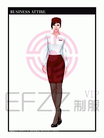 職業空姐制服設計圖610