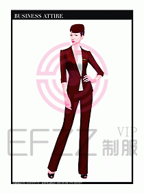 職業空姐制服設計圖616