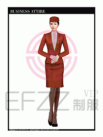 職業空姐制服設計圖622