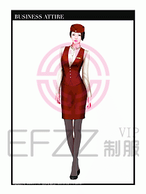 職業空姐制服設計圖638