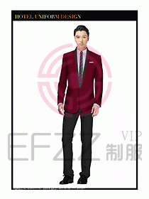 酒店大堂服務員制服設計750