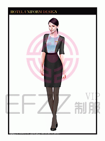 酒店大堂服務員制服設計761