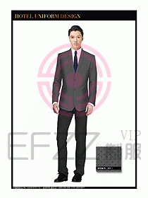酒店大堂服務員制服設計802