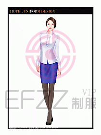 酒店中餐服務(wù)員制服設(shè)計(jì)1502