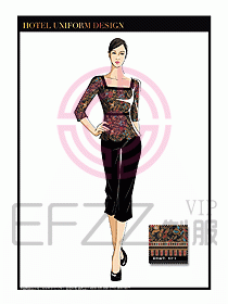 按摩技師美容制服設計1028