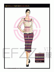 按摩技師美容制服設計1043