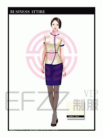 按摩技師美容制服設(shè)計(jì)1054