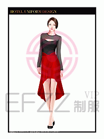 夜總會KTV服務員制服設計圖560