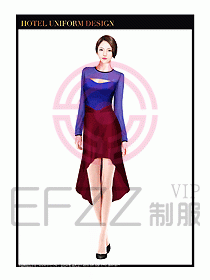 夜總會(huì)KTV服務(wù)員制服設(shè)計(jì)圖561