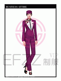 職業裝空姐服制服設計圖646