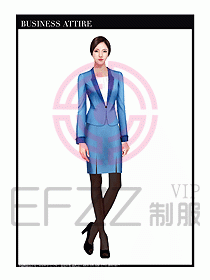 職業(yè)裝空姐服制服設(shè)計(jì)圖652