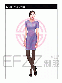 職業(yè)裝空姐服制服設(shè)計(jì)圖654