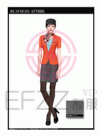 職業裝空姐服制服設計圖663