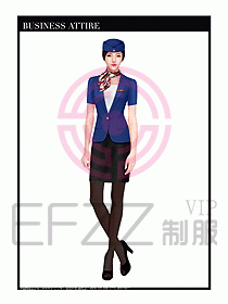 職業裝空姐服制服設計圖664