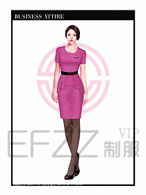 職業裝空姐服制服設計圖678