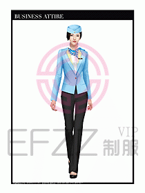 職業(yè)裝空姐服制服設(shè)計圖695